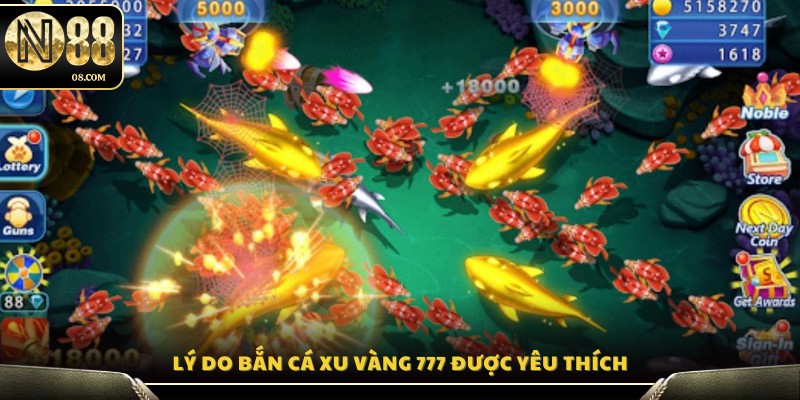 Yếu tố khiến bắn cá Xu Vàng 777 trở thành trò chơi hot